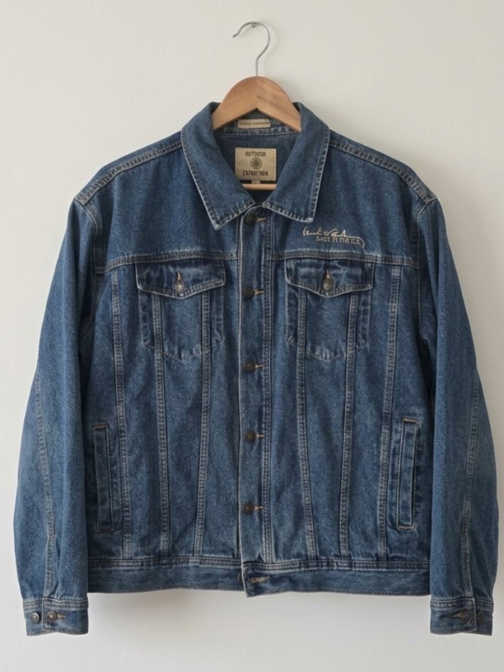 Vintage 2002 Paul McCartney Tour Crew Denim Jacket - Size XL - Personal Archive